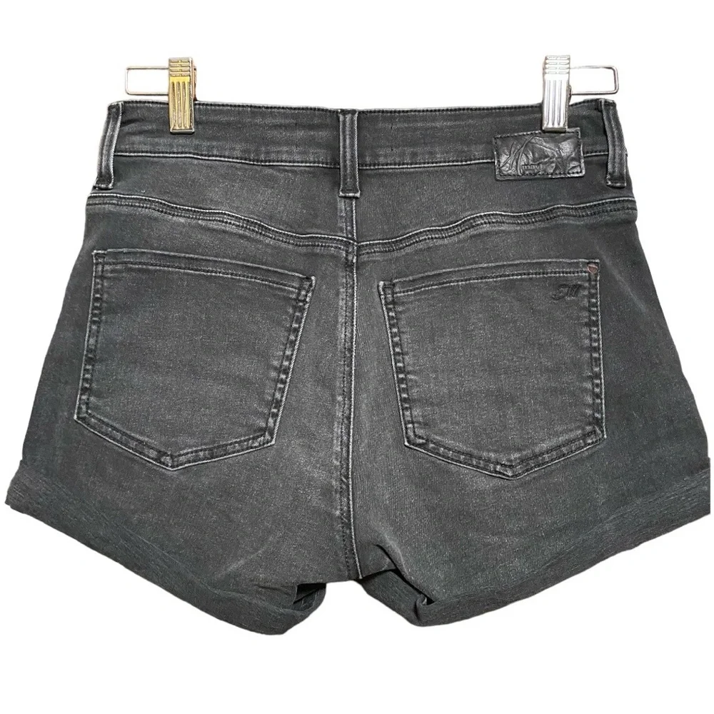Mavi Jeans Co. Grace Black Denim High Waist Short Shorts 6